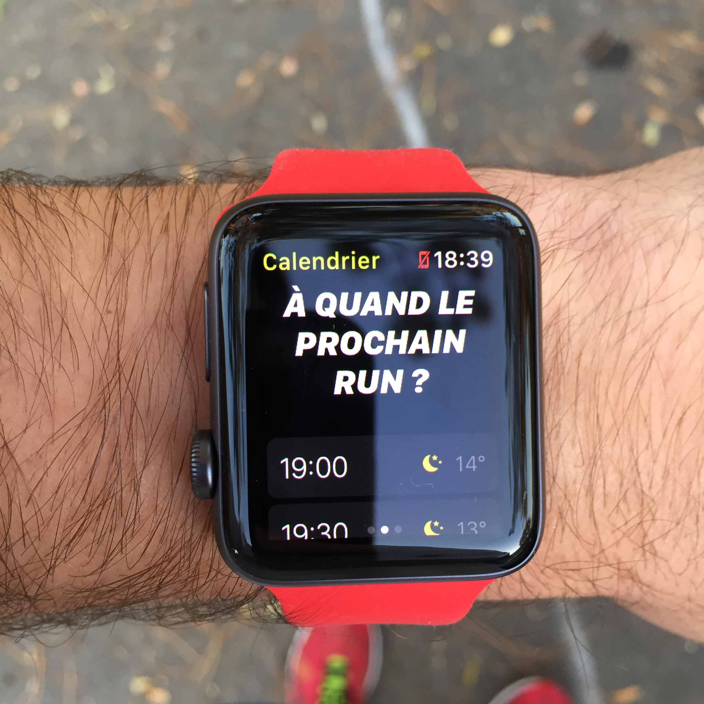 nike run club apple watch display